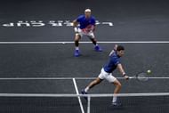 It was a dream partnership of Federer and Djokovic but the pair lost their match at Laver Cup